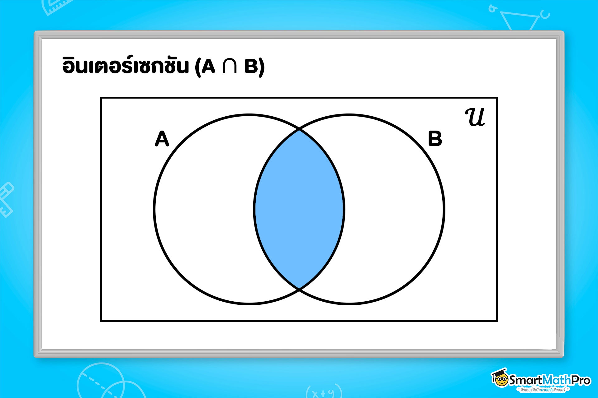 เนื้อหาเซต ม.4 เรื่องอินเตอร์เซกชัน
