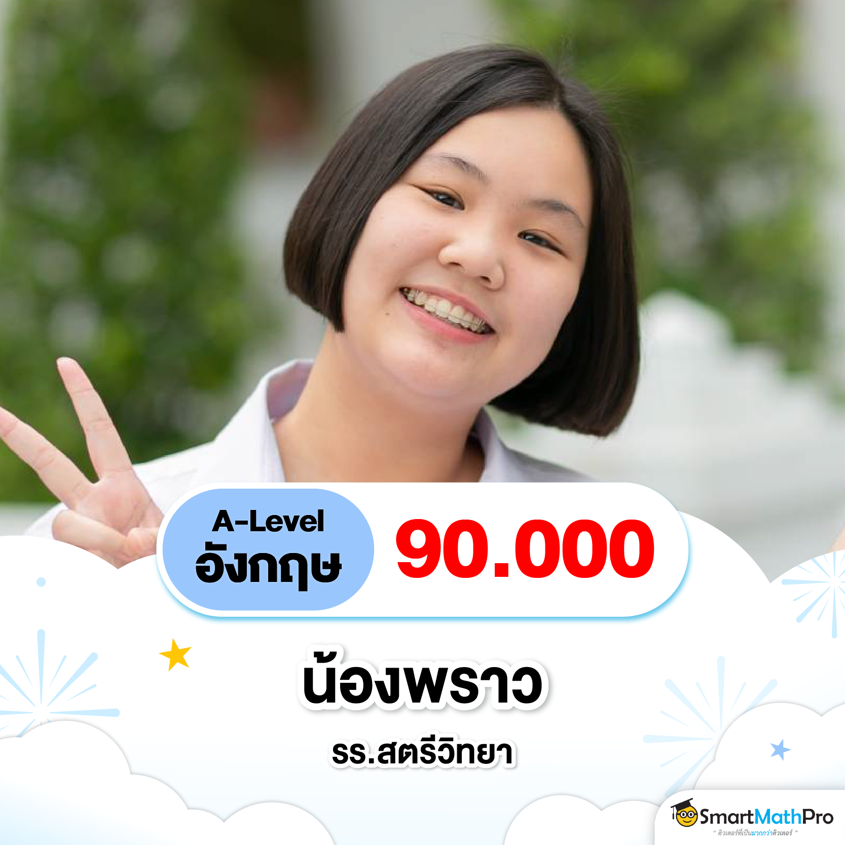 คะแนน A-Level อังกฤษ ของลูกศิษย์ พี่เกม GAT ENG COOL COOL